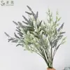 Lavanda Artificial de Haste Longa Simples para Sala de Estar Interna Decoração de Flor Falsa Ornamento Decoração de Planta Artificial Amazon