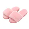 Zapatillas de Felpa para Padres e Hijos de Otoño e Invierno, Calientes Antideslizantes para Niños, Zapatillas de Piel de Conejo, Zapatillas de Felpa de Suela Gruesa de Moda, Verano