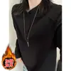 2025 Camisas de Terciopelo Grueso Cómodas y Versátiles para Hombres y Mujeres, Mismo Estilo, Ropa de Trabajo, Versátil, Camisas de Estilo Retro a la Moda