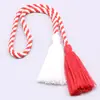 Venta Directa de Fábrica borla larga de doble cabeza 5.5CM oreja colgante joyería de ropa bolsa cuerda de atar oreja colgante de doble capa borla