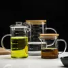 Vaso de Vidrio Resistente al Calor Personalizable con Taza Graduada, Matraz Medidor de Gran Capacidad, Vaso de Vidrio de una Sola Capa para Hornear en la Cocina y Uso Profesional
