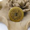 Monedas antiguas de cobre de cinco emperadores, monedas de cobre a granel, accesorios para la carcasa del coche del emperador, colgante de cobre, adornos vintage