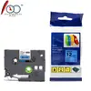 Cinta para etiquetadora Brother compatible, cinta de etiqueta, tubo termorretráctil, cinta de carbono 12 mm, consumibles recubiertos de película TZe231 Brother