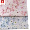Tela de Algodón Estampada de 40 Hilos, Estilo Fresco de Flor de Cerezo para Vestidos de Mujer y Niña, Ropa Estilo Chino, Tela para Manualidades DIY