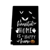 Venta Caliente Transfronteriza Halloween Cocina Plato Deseo Toalla Atmósfera Festiva Decorativa Regalo Toalla Mesa de Comedor Toalla Absorbente Venta al por Mayor