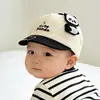 Gorro para Bebé y Niño Pequeño Lindo Panda Ala Suave Gorra Pico de Pato Sombrilla Primavera y Otoño Gorra de Béisbol Lindo Panda