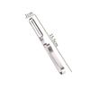 8812 Cuchillo Pelador de Frutas de Boca Plana de Acero Inoxidable para el Hogar, Punto Multifuncional de Cocina, Pelador de Patatas, Frutas y Verduras