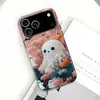 Funda de teléfono de Halloween más vendida transfronteriza para niñas, iPhone 18 Pro, diseño lindo de fantasma y calabaza, Apple 15P