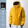 Cortavientos deportivo de moda para exteriores, unisex, nueva chaqueta de montañismo primavera/otoño 2026, prenda exterior con capucha, estilo para parejas