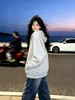 Chamarra sudadera con capucha y cierre de diseño moderno y único estilo americano para mujer, popular en otoño e invierno, top casual y versátil