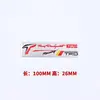 Adecuado para Pegatinas de Coche Toyota Camry Rav4 Corolla Levin Ruiz Guardabarros Gr Pegatina Trd Etiqueta Trasera