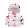 Roupas de Outono Casaco Quente Espesso de Fleece de Coral para Crianças Roupas de Bebê ins Primavera e Outono Meninos e Meninas Blusa com Capuz