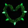 Collar de trébol Coolity St. Decoraciones Festivas de Patrick Guirnalda de 7 Luces Collar Nuevo