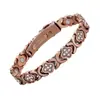 Moda Nueva Transfronteriza Temperamento Trébol Fila Única Pulsera Magnética Joyería para Hombres y Mujeres Pulsera Simple de Gama Alta Venta al por Mayor