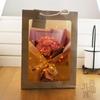 Regalo de San Valentín Ramo de Rosas de Flor de Jabón Individual Bolso de Mano para Ventana Empuje Local Regalo Creativo para Vacaciones Flor Artificial