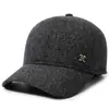 Invierno Nuevo Estilo Hombres Protección Cálida para Orejas Gorra Tipo Pico Lana Engrosada Gorra de Béisbol Casual para Exteriores Protección contra el Frío Gorra de Algodón