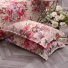 Funda de almohada simple estampada 48*74 cubierta para inserto de almohada, funda de almohada engrosada para adultos, universal para dormitorios y hoteles