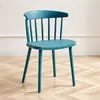 Silla de Plástico, Silla Windsor de Moda, Silla de Escritorio, Uso Doméstico, Silla de Recepción para Cafetería, Silla de Comedor Nórdica Minimalista Moderna