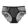 Calcinhas de Renda Estilo Novo Luxo Leve para Mulheres, Confortáveis e Amigáveis à Pele, Algodão Puro, Forro Antibacteriano, Tanga Feminina Sexy Transparente Sem Costura
