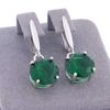 Pendientes clásicos de moda de 12 mm para mujer, de oro rosa, con temperamento geométrico, sencillos, venta al por mayor.