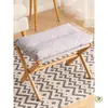 El Taburete Se Puede Usar como un Banco Sofá Largo, Taburete para Cambiar Zapatos, Reposapiés Plegable para Sala de Estar del Hogar, Cojín Reposapiés, Taburete y Banco Reposapiés