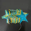 Decoração de quarto estilo ins Guirlanda de estrelas Decoração de casamento Guirlanda de estrela de cinco pontas Layout de festa de aniversário Bandeira de puxar