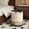 Papelero Retro Francés M^ para Sala de Estar, Dormitorio, Dormitorio Estudiantil, Cocina, Baño del Hogar, Gran Capacidad, Papel de Alto Valor