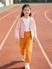 Pantalones jogger elegantes para niñas, nuevo estilo de otoño, pantalones de chándal para niñas, pantalones para niños, pantalones largos casuales para niños mayores, ropa para niños