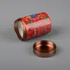 Latas de Chá Cerâmica Esmaltada Mini Caixa de Chá Tampa de Lata Latas Seladas Doméstico Viagem Conjunto de Chá Latas de Chá Portáteis Pequenas