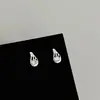 [Coleção de Brincos de Prata com Diamante] Casuais, Pequenos, Delicados e Mais Fáceis de Combinar Brincos Doces e Femininos Venda por Atacado