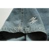 Shorts de Ferramenta Soltos Estilo Japonês Retro ORIGTEEN Verão Tendência Marca Calças de Cinco Pontos Marca Tendência Masculina Shorts Jeans S002