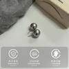 Aretes de Perlas Estilo Francés Plata 999 Suaves Elegantes Diseño Nicho ins Aretes de Cuentas de Concha Retro Elegantes Nuevo Estilo
