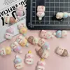 Mini accesorios de arte para uñas de animales de dibujos animados, pinzas para el cabello, pendientes, accesorios para dedos de árbol hechos a mano para bricolaje, zuecos, transfronterizo