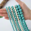 Turquesa Sintética Turquesa Accesorios para Joyería DIY Pulsera Productos Semi-Terminados Disponibles en Múltiples Tamaños Técnicas de Bordado para Joyería