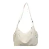 Bolsa Casual de Gran Capacidad para Mujer 2026 Nueva Ligera Versátil de Lona de Nylon para Clase y Viajes Diarios Bolso Cruzado Tipo Dumpling