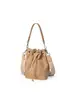 Bolsa Balde Pu Estilo Chinês Bolsa Balde com Cordão de Couro Rpet Estilo Japonês Bolsa de Ombro de Couro Transfronteiriça Fábrica Personalizada