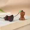 Sándalo Palo de Rosa Éxito Inmediato Colgante para Teléfono Móvil Caballo del Zodiaco Joyería Llavero Colgante Unidad Flash USB para Coche Colgante
