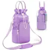 Bolsa para Botella de Agua Portátil Más Vendida, Funda Refrigerante Aislada para Botella de Agua, Bolsa Plegable con Múltiples Bolsillos para Botella de Agua Cruzada al Hombro