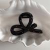 Preto Vermelho Onda Dot Grab Clip Francês High-end Simples Grampo de Cabelo All-match Textura Cabelo Tubarão Clipe Acessórios para o Cabelo Novo Estilo