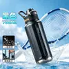 Botella de agua térmica deportiva de gran capacidad Jianxi, acero inoxidable 316, diseñada para uso en exteriores, conveniente para fitness y estudiantes
