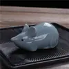 Kiln Zhengzhongge Pet de Chá do Zodíaco Ornamento de Bandeja de Chá: Coelho, Rato, Boi, Tigre, Dragão, Cobra, Cavalo, Ovelha, Galo, Macaco, Cachorro, Porco - Enfeites Fofos e Divertidos