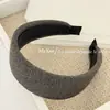 Faixa de Cabeça de Tricô Retro com Novo Design para Outono e Inverno para Mulheres com Topo Alto de Caveira, Faixa de Cabeça para Lavar o Rosto e Prender o Cabelo, Grampo de Cabelo Elegante e Versátil de Cor Pura
