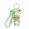 Llavero de rana de celebridad en línea, creativo, personalizado, para mochila escolar, colgante, muñeco, pequeño regalo, venta al por mayor, llavero de coche, adornos