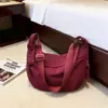 Bolso de Moda de Nailon Bolso de Mujer 2026 Nuevo Estilo Textura de Moda Bolso de Hombro Único Bolso Cruzado de Moda Bolso de Mujer Tipo Dumpling Tendencia