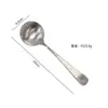 Colher de Titânio Puro com Textura Martelada, Colher de Sopa Espessada para Uso na Cozinha, Colher de Jantar, Utensílio de Cozinha, Colher de Sobremesa de Alto Valor Estético