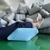 Almohadillas Inflables de Felpa para Piernas listas para usar del Fabricante, Cojines Inclinados para Piernas de PVC Engrosado, Almohadillas Triangulares para Piernas, Cojines para Piernas para el Hogar