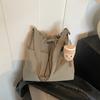 Bolso Grande Casual para Mujer 2026 Nuevo Bolso de Tela de Moda Bolso de Hombro Bolso Tote de Gran Capacidad para la Clase y el Trayecto Diario Bolso Cruzado
