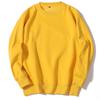 Sudadera de Forro Polar Unisex con Cuello Redondo, Manga Larga, Color Sólido, Estilo Hip-Hop Holgado, Exportación Europea y Americana, Para Primavera y Otoño