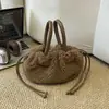 Bolso de Mano Nuevo de Felpa Otoño Bolso Versátil para Mujer Gran Capacidad para Viajes al Trabajo Bolso de Hombro de Piel Bolso Cruzado Casual de Moda