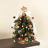 Árvore de Natal DIY com Palitos de Torcer - Decoração de Natal Artesanal Criativa para Mesa, Mesmo Estilo daquela do Xiaohongshu